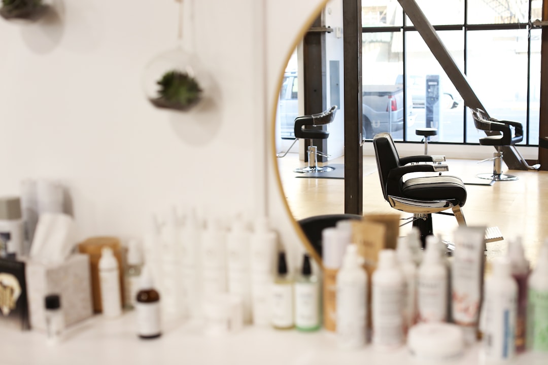 A stylist at work
